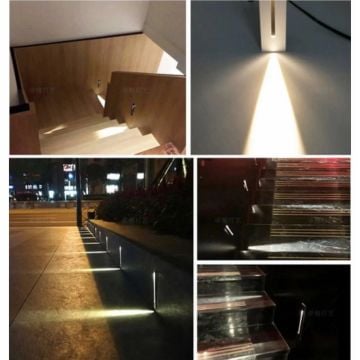 CATA CT-5172 3 Watt Siyah Sıva Altı CREE LED Merdiven Armatürü - Gün Işığı (3200K)