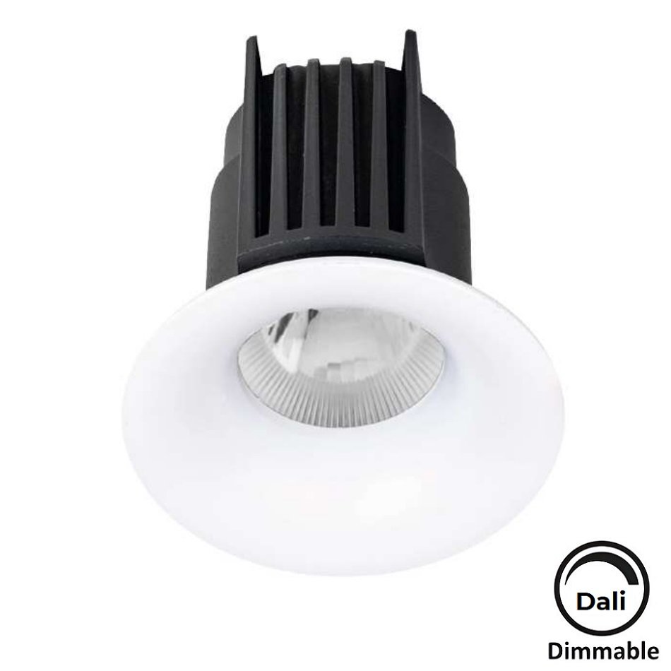 MOLLED MOL1608YM Dali Dimli 10 Watt Beyaz Kasa Sıva Altı Yuvarlak LED Spot (SAMSUNG/OSRAM/PHILIPS LED & EAGLERISE/PHILIPS/LIFUD Driver)
