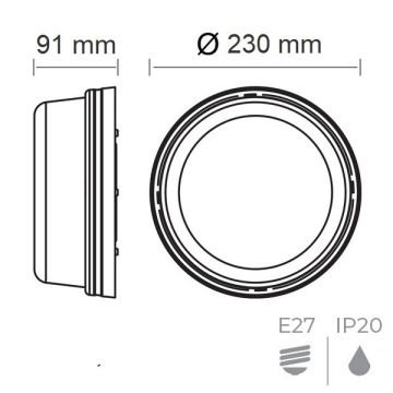 HOROZ 400-001-100 RÜZGAR GÜLÜ Opal Camlı Beyaz Glop Armatür (E27 Duylu)