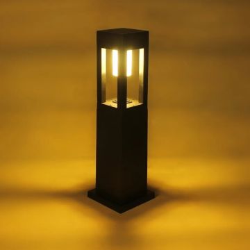 ZİTA 286C Anıt 78 cm Camlı Bollard Armatür - PC Gövde - GU10 Duylu - IP54