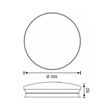 JUPITER JK181 18 Watt Sensörlü Dış Mekan LED Tavan Armatürü - SAMSUNG LED - Metal Kasa