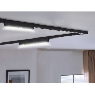 FORLIFE FL-5583 SR 30 Watt 47 cm Rose Kompakt Lensli Raylı Siyah Lineer Armatür (OSRAM LED)