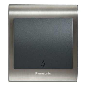 VİKO Ultima/Sistema/Optima WBTR0016-5DG Light Anahtarı Düğmesi [Koyu Gri]