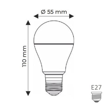 HELIOS HS 2015 10 Watt Dimli LED Ampul