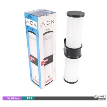 ACK AG56-04221 Siyah Dış Mekan Aplik - IP54 - PC Gövde - E27 Duylu