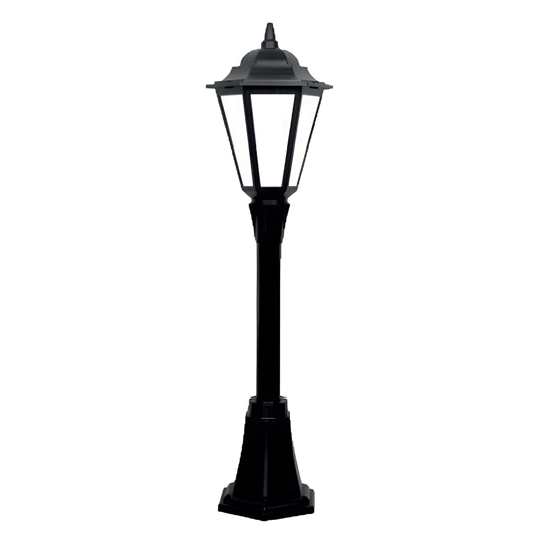 ZİTA 295-100 Big Klas Siyah 100 cm Bollard Armatür - PC Gövde - E27 Duylu - IP54