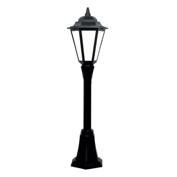ZİTA 295-100 Big Klas Siyah 100 cm Bollard Armatür - PC Gövde - E27 Duylu - IP54