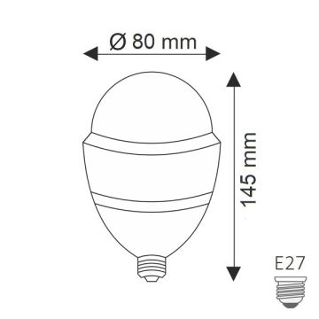 HELIOS HS 2005 3 Watt RGB LED Disco Ampul