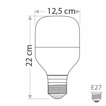 CATA CT-4262 55 Watt Torch LED Ampul - Beyaz Işık (6500K)