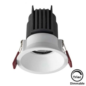MOLLED MOL4165M Triac Dimli 12 Watt Beyaz Sıva Altı Yuvarlak LED Spot (SAMSUNG/OSRAM/PHILIPS LED & EAGLERISE/PHILIPS/LIFUD Driver)
