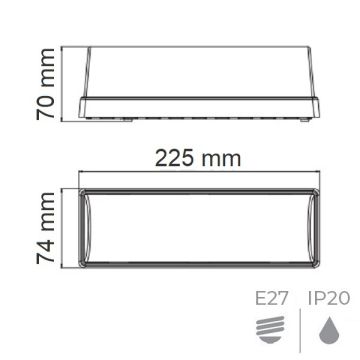 HOROZ 400-000-110 LOLLY Beyaz Glop Armatür (E27 Duylu)