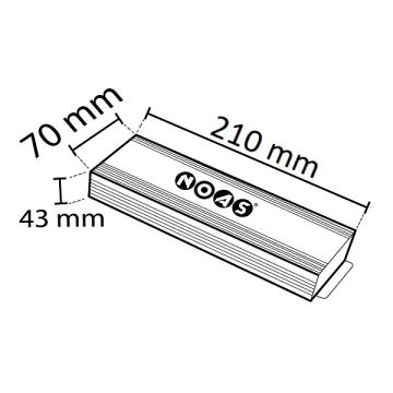 NOAS YL31-0120 12 Volt 10 Amper 120 Watt Dış Mekan LED Trafosu