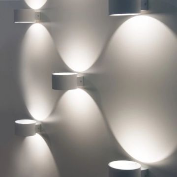 HOROZ 029-006-0008 SİSAM 8 Watt Beyaz Çift Yönlü LED Aplik - Ilık Beyaz (4200K) [Plastik Kasa]