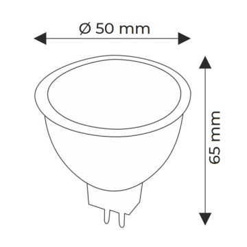 HELIOS HS 2036 9 Watt GU10 Duylu LED Ampul