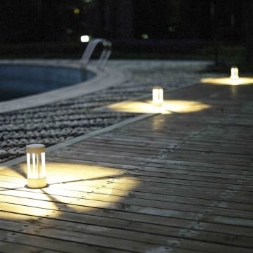 JUPITER LG984 10 Watt 20 cm Antrasit LED Bollard Armatür - Metal - Gün Işığı (3000K)