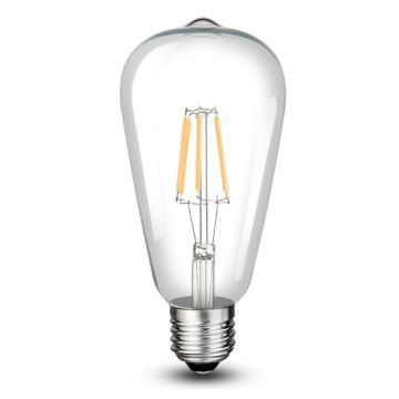 CATA CT-4353 6 Watt Şeffaf Camlı ST64 LED Rustik Armut Ampul