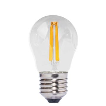 HELIOS HS 2058 4 Watt Şeffaf Camlı Rustik LED Ampul - Sarı Işık (2700K)