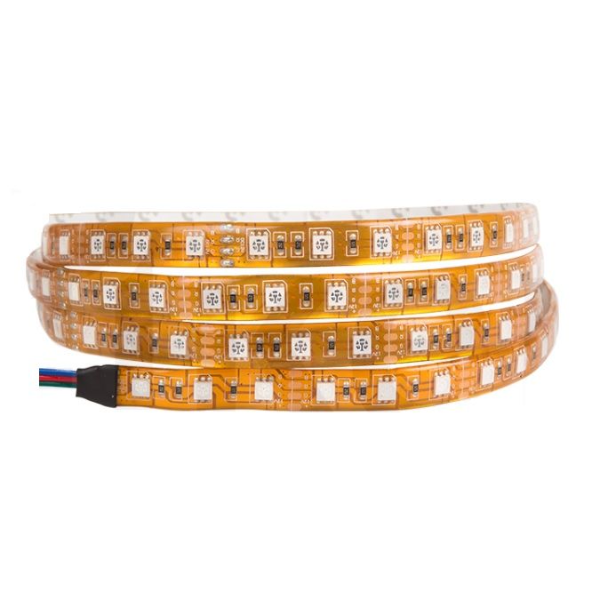 İled 24 Volt 60 Ledli Dış Mekan RGB Şerit Led - 14.4 Watt/Metre - [5 Metre] - FSIL.5050.X062.6024