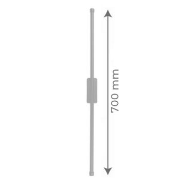 goldX ZE1101 12 Watt Siyah/Beyaz Çubuk LED Aplik