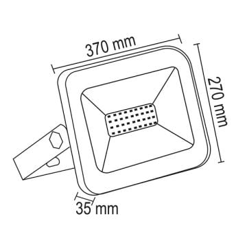 VOLTEK VFS20065SM 200 Watt Slim LED Projektör