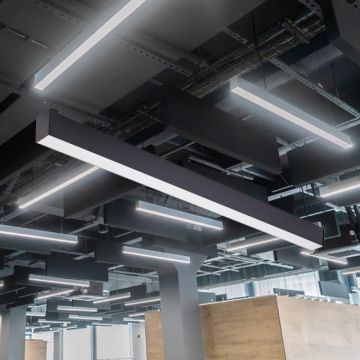 Braytron BN02-02001 60 Watt 5x7x200 cm Siyah Lineer Armatür [SAMSUNG/PHILIPS LED] - Gün Işığı (3000K)