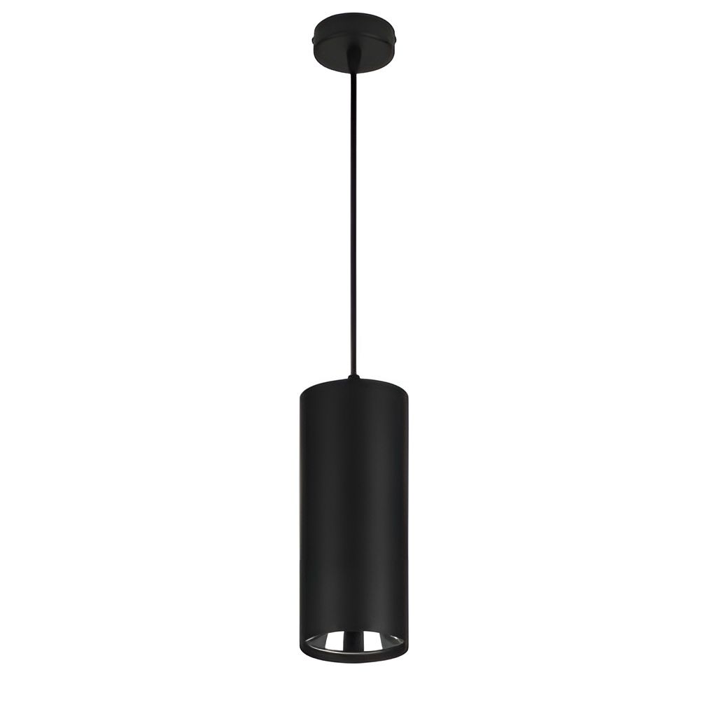 ERKled ERK2810 6x20 cm Siyah-Platin Boru Sarkıt Avize