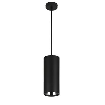 ERKled ERK2810 6x20 cm Siyah-Platin Boru Sarkıt Avize