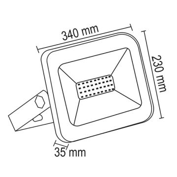 VOLTEK VFS15065SM 150 Watt Slim LED Projektör