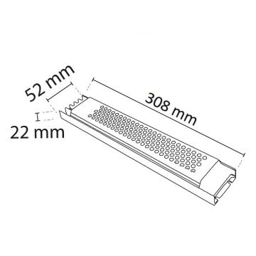 NOAS YL25-0360 12 Volt 33 Amper 360 Watt Süper Slim LED Trafosu