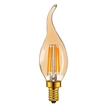 CATA CT-4281 4 Watt LED Rustik Kıvrık Mum Ampul (Amber)