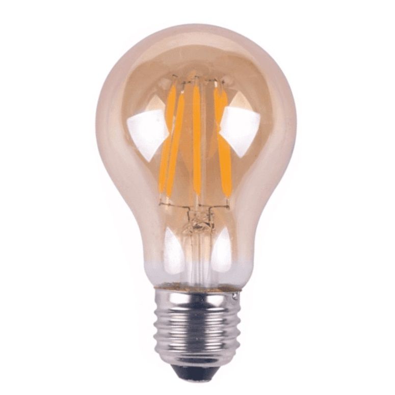 HELIOS HS 2059 4 Watt A60 Rustik LED Ampul - Sarı Işık (2700K)