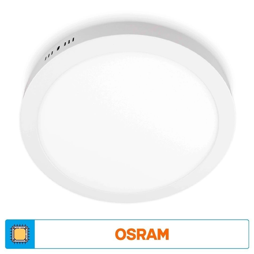 ACK AP03-02410 24 Watt Sıva Üstü Yuvarlak LED Panel - OSRAM LED - Ilık Beyaz (4000K)