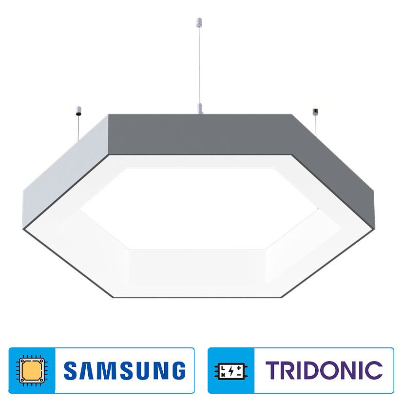 CL-Hexarem-02 Lineer Sarkıt Armatür/Sıva Üstü Lineer Armatür (SAMSUNG LED & TRIDONIC Driver)