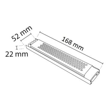 NOAS YL25-0200 12 Volt 16.5 Amper 200 Watt Süper Slim LED Trafosu