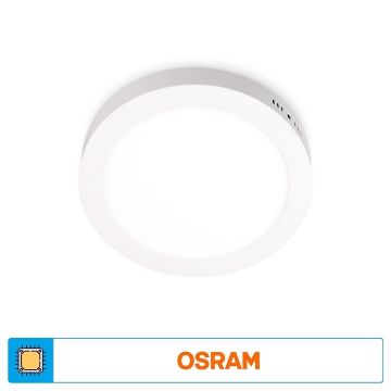 ACK AP03-01810 18 Watt Sıva Üstü Yuvarlak LED Panel - OSRAM LED - Ilık Beyaz (4000K)