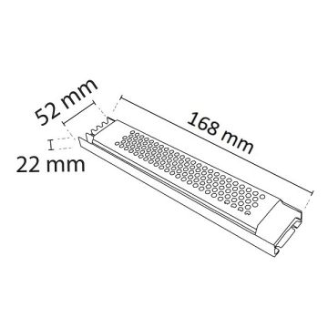 NOAS YL25-0150 12 Volt 12.5 Amper 150 Watt Süper Slim LED Trafosu