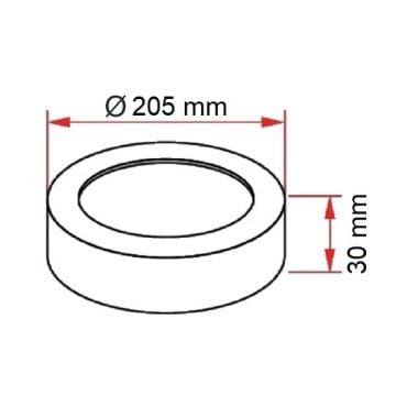 ERKled ERK3412 18 Watt Sıva Üstü Yuvarlak LED Panel