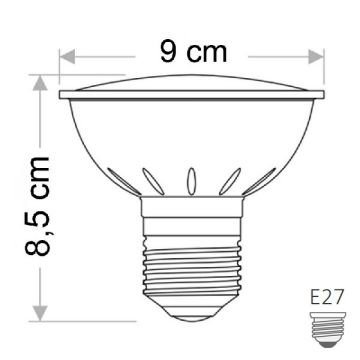 CATA CT-4245 12 Watt PAR30 LED Ampul - Beyaz Işık (6400K)