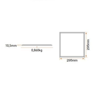 Panasonic 18 Watt 30x30 Sıva Altı LED Panel - Gün Işığı (3000K)