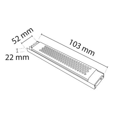 NOAS YL25-0060 12 Volt 5 Amper 60 Watt Süper Slim LED Trafosu