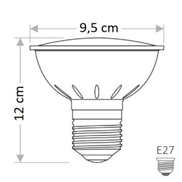 CATA CT-4246 12 Watt PAR30 LED Ampul