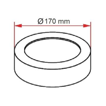 ERKled ERK3160 24 Watt Sıva Üstü Yuvarlak LED Panel