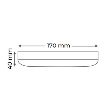 ACK AP11-02430 24 Watt Sıva Üstü Çerçevesiz Yuvarlak LED Panel - Beyaz Işık (6500K)