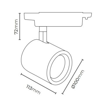 MOLLED MOL2029 Siyah Kasa 20 Watt LED Ray Spot (SAMSUNG/OSRAM LED & EAGLERISE/PHILIPS/LIFUD Driver)