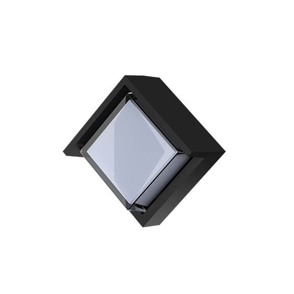 GOYA GY 6218 10 Watt Siyah Kare Dış Mekan LED Aplik - Gün Işığı (3000K) - IP65 - Metal