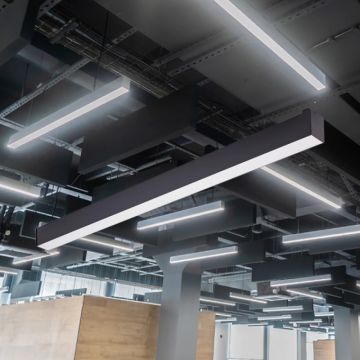 Braytron BN02-00631 18 Watt 5x7x60 cm Siyah Lineer Armatür [SAMSUNG/PHILIPS LED] - Beyaz Işık (6500K)