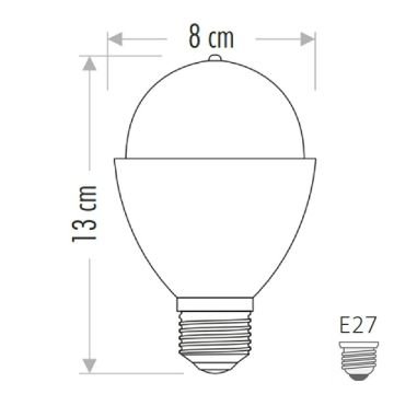 CATA CT-4061 3 Watt LED RGB Disco Ampul