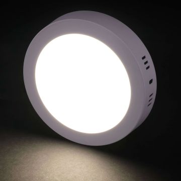 ACK AP03-01210 12 Watt Sıva Üstü Yuvarlak LED Panel - OSRAM LED - Ilık Beyaz (4000K)