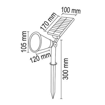 FORLIFE FL-3121 15 Watt Solar Çim Armatürü - RGB