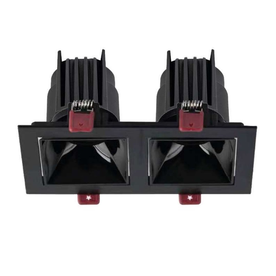 MOLLED MOL4158M 2x8 Watt Siyah Sıva Altı İkili LED Spot (SAMSUNG/OSRAM/PHILIPS LED & EAGLERISE/PHILIPS/LIFUD Driver)